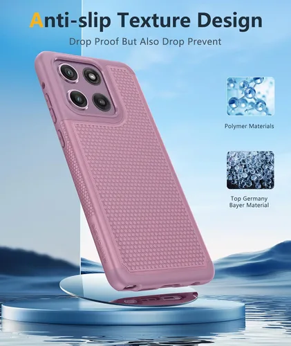 Miniatura 774 de FNTCASE Funda para iPhone 17 Pro: Fundas delgadas translúcidas de color azul claro compatibles con MagSafe, protección completa de la cámara