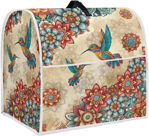 Miniatura 41 de Talayituse Beach Turtle Starfish Print Stand Mixer Cover for 4.5-5 Quarts Kitchen Aid, Washable Mixer Dust Cover with Handle and Pocket Kitchen