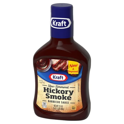 Miniatura 10 de Kraft Hickory Smoke - Salsa barbacoa a fuego lento para barbacoa, botella de 17.5 onzas (paquete de 2)