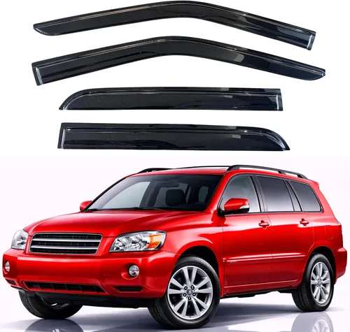 Miniatura 28 de KPY Moldura deflectora de viento para ventana con protección para lluvia, Chevy Tahoe/GMC Yukon 1995-2000, Suburban C/K1500/2500/3500 1992-2000