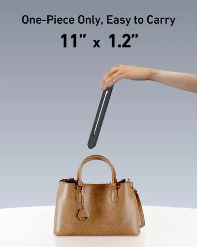 Miniatura 2 de ergounion Soporte para laptop de silicona 3 en 1, elevador de teclado para escritura ergonómica/lectura, soporte de enfriamiento portátil