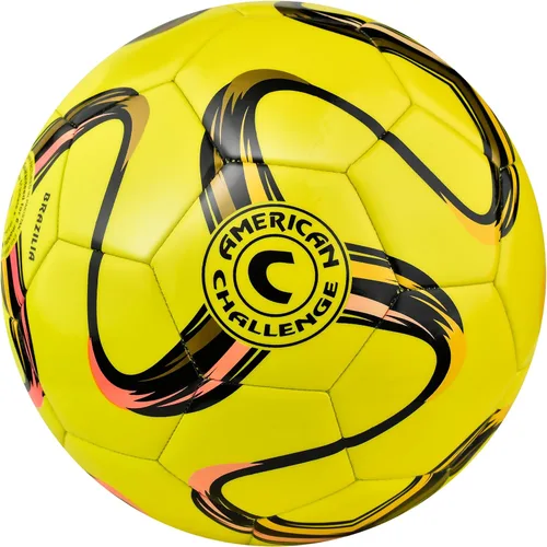 Miniatura 11 de American Challenge Brasilia - Balón de fútbol – Tamaños 5, 4, 3 y 2 – Balón de fútbol de entrenamiento para jóvenes y adultos para práctica
