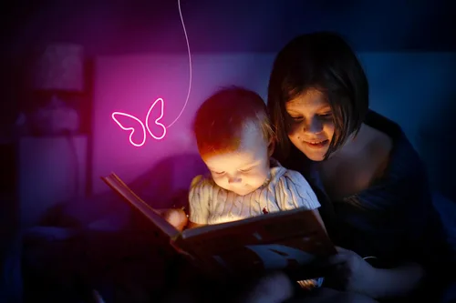 Miniatura 7 de AdvPro Señal de neón LED de silicona de la flexión de la habitación de la muchacha de la mariposa - rosa - st16s33-fnu0020-k