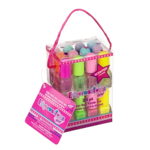 Miniatura 7 de Paquete económico de 24 esmaltes de uñas perfumados, tonos brillantes y brillantes, colores seguros Non-Toxic Water-Based Manicure & Pedicure Kit