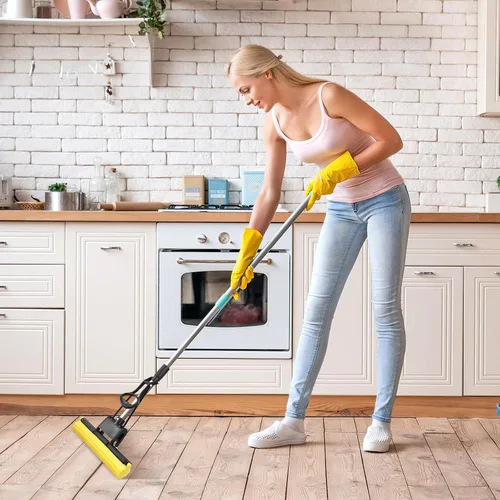 Miniatura 8 de LIFKOME Mops Kitchen Home - Recambio de cabezal de esponja súper absorbente y de goma de espuma PVA, repuesto de espuma de esponja plegable, 2