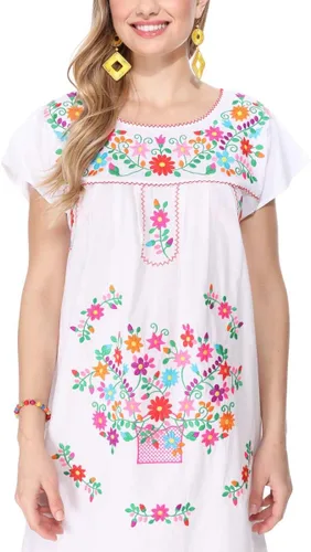 Miniatura 4 de Vestido mexicano tradicional bordado