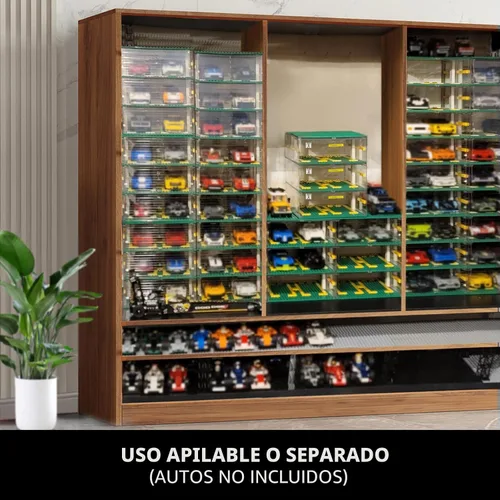 Miniatura 6 de NEWABWN - Juego de construcción de torre de estacionamiento urbano para adultos, 1144 piezas, exhibición vertical de garaje, compatible con mini