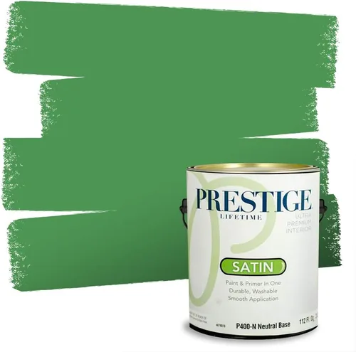 Miniatura 230 de PRESTIGE Pintura exterior e imprimación en uno, aloe, plano, 1 galón