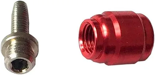 Manguera con freno de disco hidráulico, sigiloso, paquete de ajuste para manguera: incluye 5 roscas de manguera con púas, 5 complementos de ajuste,
