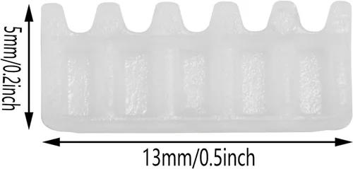 Miniatura 5 de 10 piezas de engranajes de reparación de cortinas verticales, peine de engranajes para persianas verticales, reparación de barras de repuesto