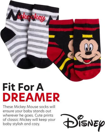 Miniatura 3 de Disney Calcetines para bebé - Paquete de 12 Mickey Mouse Winnie The Pooh Rey León Toy Story recién nacidobebé