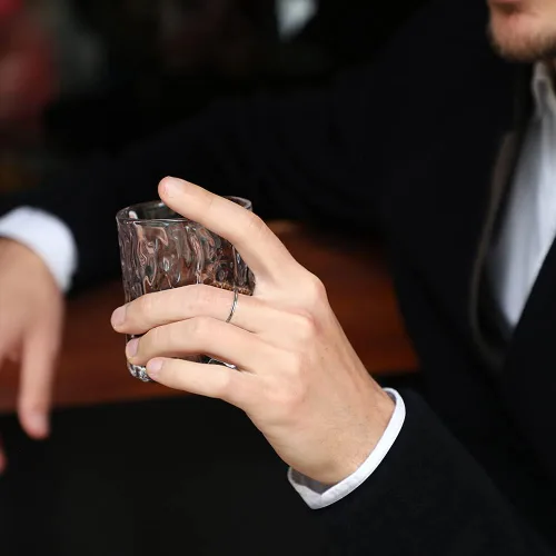Miniatura 52 de King Will Alianza de boda de carburo de tungsteno para hombres y mujeres, anillos de promesa para parejas abovedados de alto pulido
