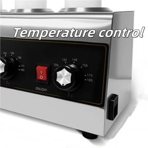 Miniatura 4 de Dispensador de salsa de soja de acero inoxidable, dispensador de salsa de ketchup, chocolate caliente comercial con dulce de azúcar