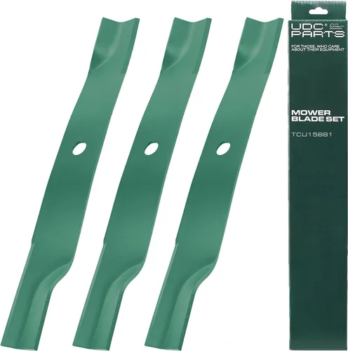Miniatura 47 de UDC Parts GY20852 Hojas de corte de 48 pulgadas para John Deere D140 E140 S140 Z355E GX21784 GX21786 S170 E170 LA130 LA145 D160 S160 E160 E150 D155