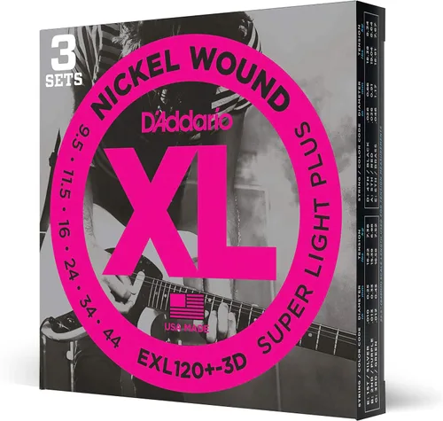 Miniatura 29 de D'Addario XL EXL115-10P - Cuerdas de níquel para guitarra eléctrica de 6 cuerdas, entonación perfecta, sensación consistente, durabilidad fiable