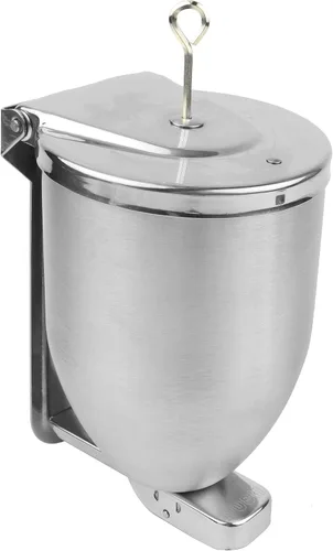 Miniatura 2 de Vollum Dispensador de jabón en polvo, dispensador de jabón de baño de acero inoxidable de 32 onzas con tapa de relleno grande, dispensador de jabón