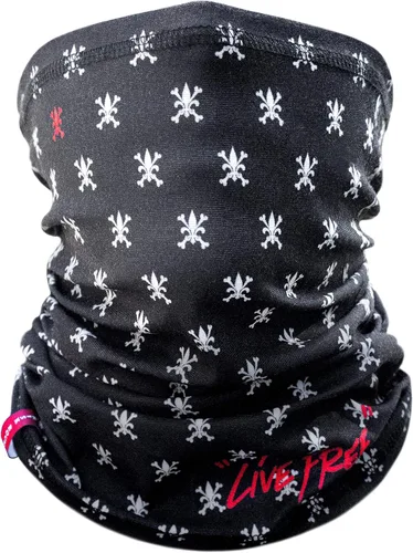 Indie Ridge And RISK Special Edition - Cuello para motocicleta, esquí y snowboard en clima frío Flor de lis