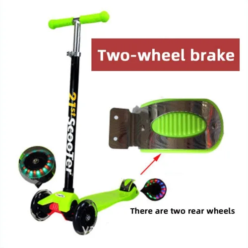 Miniatura 4 de Piezas de freno de guardabarros de rueda trasera para 3 ruedas Kick Scooter Actualización Metal trasero Fender Brake Assembly (azul)
