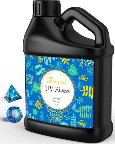 Miniatura 12 de Bsrezn 100g de resina UV dura con 8 palos de madera Resina UV premezclada para la fabricación de joyas (100g x 1)