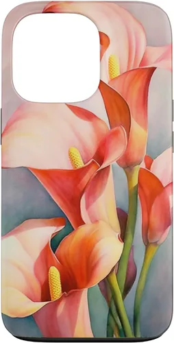 Miniatura 10 de Calla Lilies Flower Floral Watercolor Case for iPhone 17