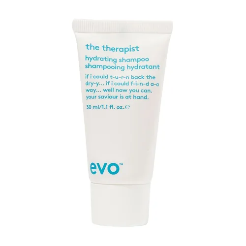 EVO El champú hidratante Therapist - Hidrata, fortalece y suaviza mientras mejora el brillo - Protege el cabello teñido y ayuda a desenredar