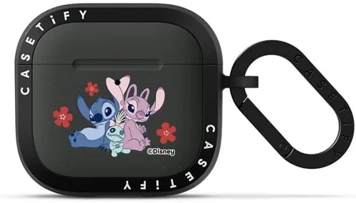 Miniatura 33 de CASETiFY AirPods Pro (1ª/2ª Gen) Estuche Bounce con Anillo [Colaboración Frozen] - Copo de Nieve de Anna - Taupe Mate