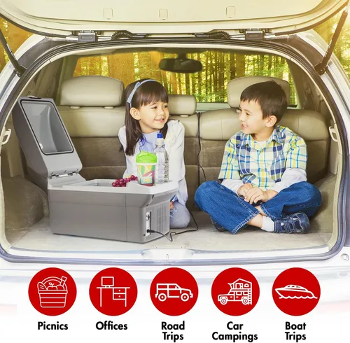 Miniatura 2 de Wagan Enfriador eléctrico y Warme 14 litros refrigerador termoeléctrico portátil de 12 V CC, cable de alimentación para el hogar de 110 V CA