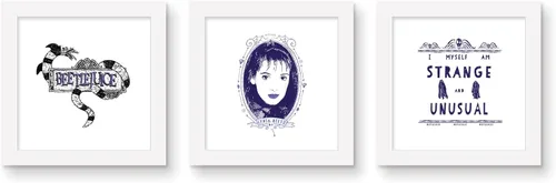 Miniatura 7 de Trends International Gallery Pops Beetlejuice - Lydia Deetz - Paquete de arte de pared (paquete de 3) póster de pared, 12.00 x 12.00 pulgadas