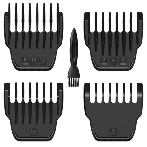 Miniatura 9 de CR8GR8 Peine Guía Profesional de Corte Compatible con Manscaped 3.0, Paquete de 4, 8 Longitudes de Corte de 1/8"-1/2" Pulgadas Compatible