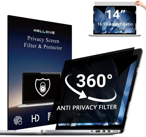 Miniatura 14 de Paquete de 2 pantallas magnéticas colgantes de privacidad para computadora de 27 pulgadas para monitor de pantalla ancha de 16:9, pantalla