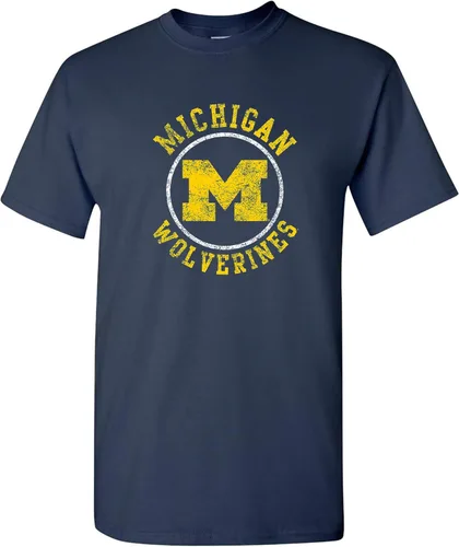 Miniatura 51 de UGP Campus Apparel AS04 - Camiseta con logotipo de círculo envejecido