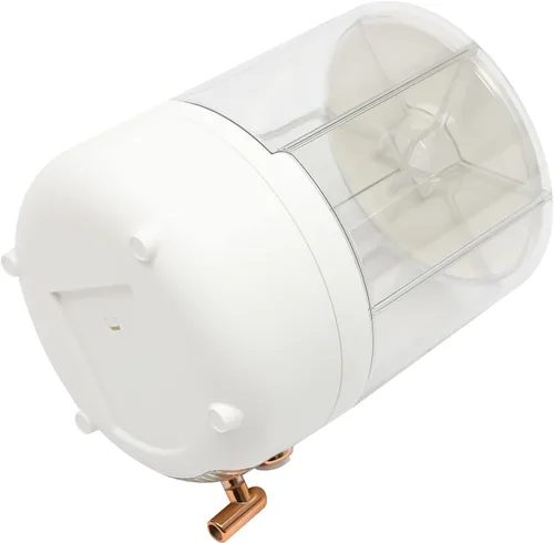 Miniatura 5 de Dispensador de arroz, dispensador de cereales giratorio de 360° con tapa, organizador de almacenamiento de granos para encimera de cocina, alimentos
