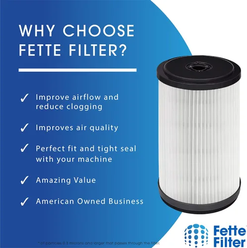 Miniatura 3 de Fette Filter - Filtro de vacío compatible con Ryobi P770 18-Volt ONE+ 6 Gal Filtro de vacío inalámbrico en seco húmedo Parte # 313052002 y A32RF01N