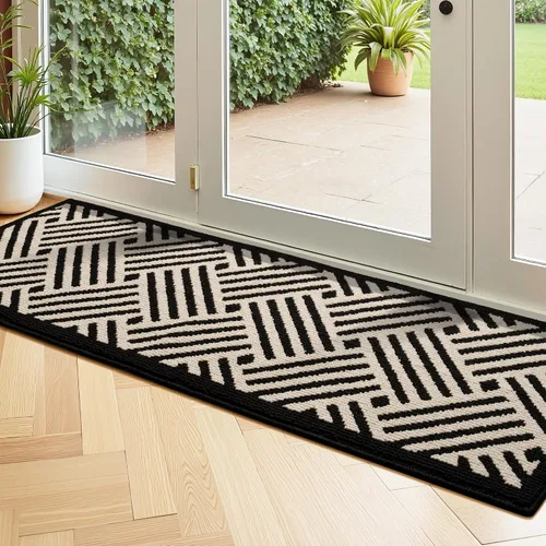 Miniatura 59 de GRANNY SAYS Tapete para puerta, de 32 x 20 pulgadas, tapete de bienvenida para exteriores, antideslizante, absorbe la suciedad para la entrada