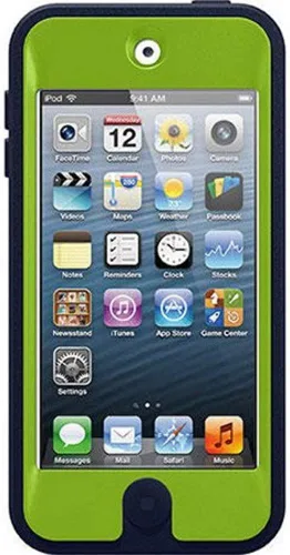Miniatura 2 de OtterBox Defender - Funda para Apple iPod Touch 5ª, 6ª y 7ª generación, embalaje no minorista, color punk (verde brillante/azul almirante)