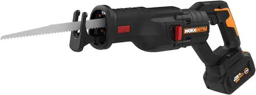Worx Nitro WX516L 20V Power Share PRO 4.0Ah Sierra recíproca inalámbrica con motor sin escobillas