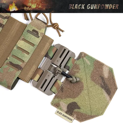 Miniatura 6 de Hebillas magnéticas tácticas elásticas Cummerbund de liberación rápida modelo TC1 Camuflaje: todo terreno