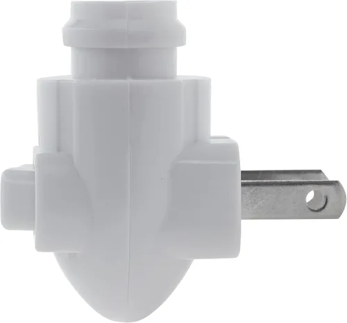 Miniatura 5 de Módulo de luz nocturna enchufable, plástico blanco, ideal para hacer tus propias luces nocturnas decorativas, paquete de 10