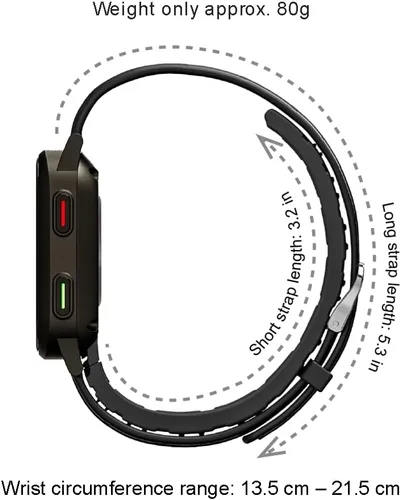 Miniatura 8 de Reloj inteligente AI Grey Metal BP, FDA 510 (k) autorizado, presión arterial con bolsa de aire, seguimiento mental, velocidad, oxígeno en sangre