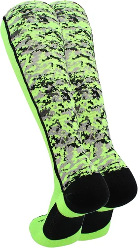 Miniatura 26 de TCK Calcetines de béisbol para jóvenes, niños u hombres, con diseño de camuflaje digital y longitud hasta por encima de la pantorrilla