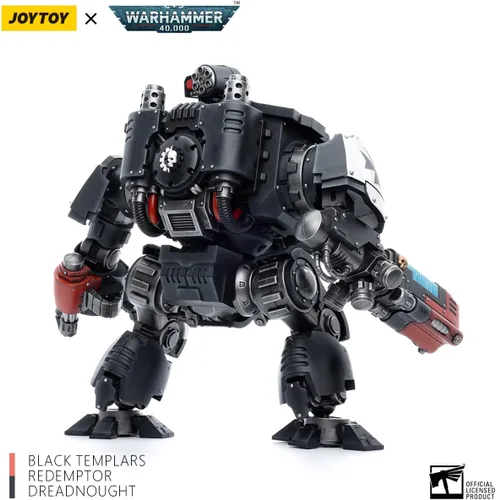 Miniatura 3 de Joytoy Warhammer 40K 1/18 Figuras de acción Joy Toy Mecha Black Templars Redemptor Dreadnought
