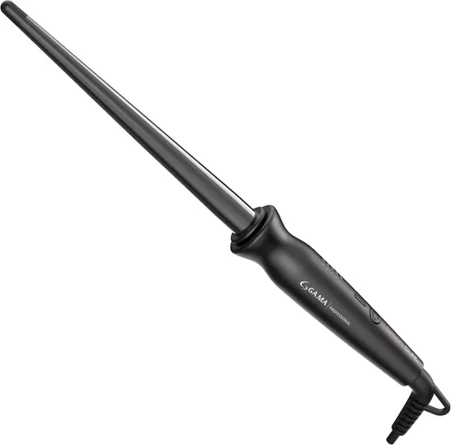 Miniatura 7 de GA.MA - Rizador de titanio cromado de seda para rizos clásicos, barril de 1 pulgada, calor ajustable rápido, antiencrespamiento, doble voltaje
