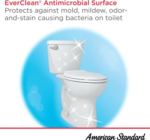 Miniatura 9 de American Standard 2403128.021 Compact Cadet 3, Inodoro de una pieza con asiento de cierre lento, delantero alargado, descarga a mano izquierda, Hueso
