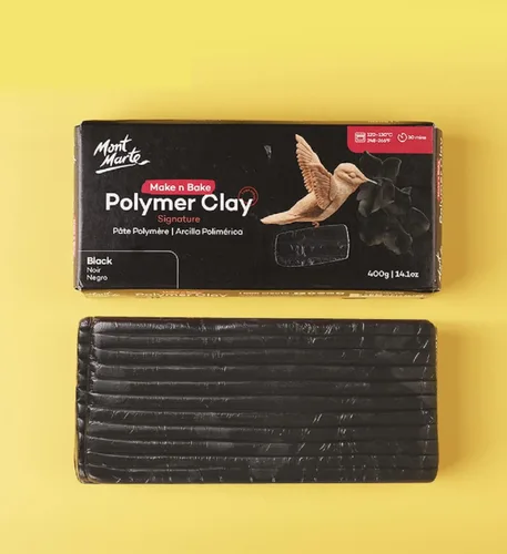 Miniatura 3 de Mont Marte Make n Bake Arcilla Polimérica 14.11 oz - Negro