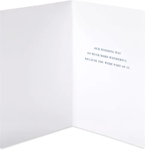 Miniatura 2 de American Greetings Tarjetas de agradecimiento de boda, mucho más maravillosas (8 unidades)
