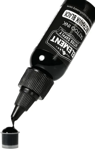 Miniatura 22 de Element Tattoo Supply Tinta de tatuaje blanca Pigmento opaco brillante de grado profesional Fórmula vegana resistente a la decoloración de flujo