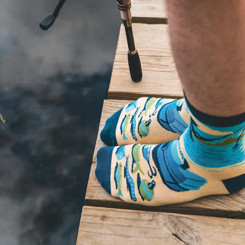 Miniatura 7 de Lavley Calcetines divertidos para amantes de las actividades al aire libre y más, regalos novedosos para hombres, mujeres y adolescentes