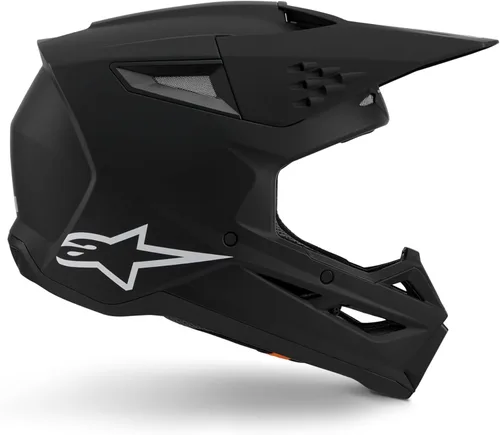 Alpinestars SM3 sólido motocross y casco todoterreno ECE06/DOT Negro mate