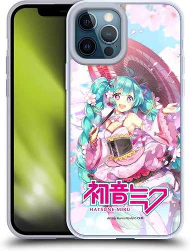 Miniatura 95 de Head Case Designs Licencia Oficial Hatsune Miku Gráficos Lindos Carcasa de Gel [Protección de Grado Militar] Compatible con Apple iPhone 7