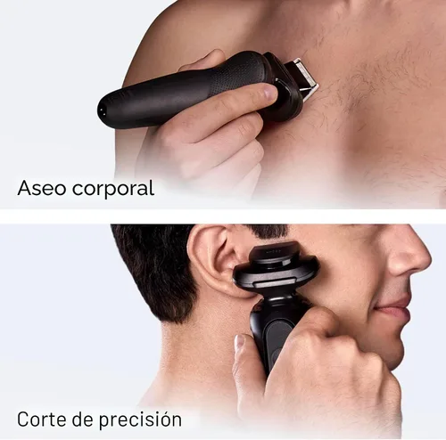 Miniatura 9 de Braun Series 5 - Afeitadora eléctrica para hombres, maquinilla de afeitar de lámina húmeda y seca, accesorio de recortadora de precisión, accesorio